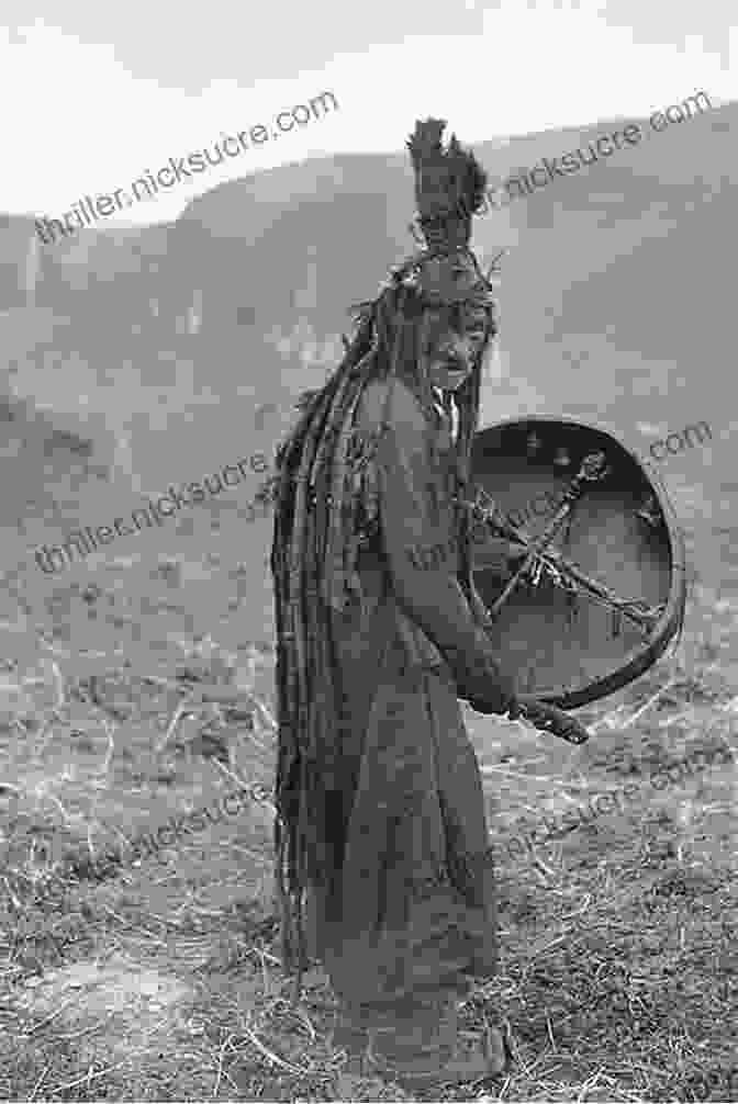 Native American Shaman In Traditional Attire Holding A Sacred Rattle Healing Secrets Of The Native Americans: Herbs Remedies And Practices That Restore The Body Refresh The Mind And Rebuild The Spirit