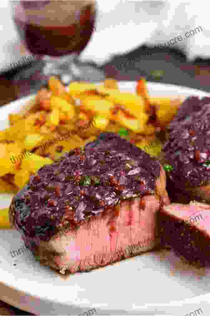 Pan Seared Steak With A Charred Crust And A Glossy Red Wine Sauce Mooncakes Cookbook: Simple And Easy Make At Home Sweet And Savoury Various Recipes