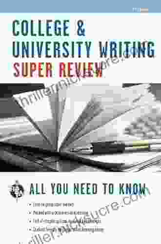 College University Writing Super Review (Flash Card Books)